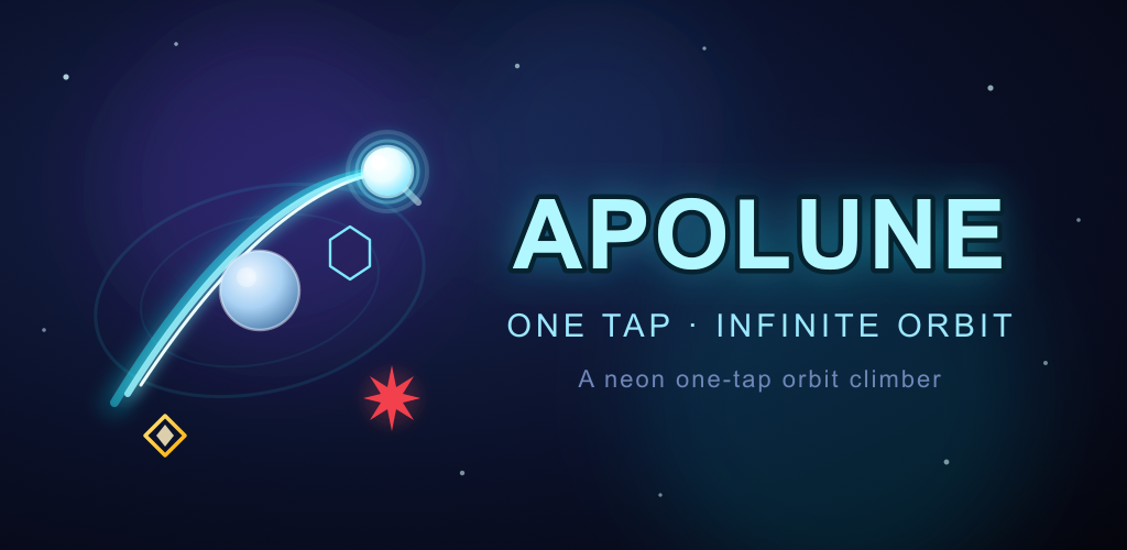 Apolune key art – One Tap · Infinite Orbit