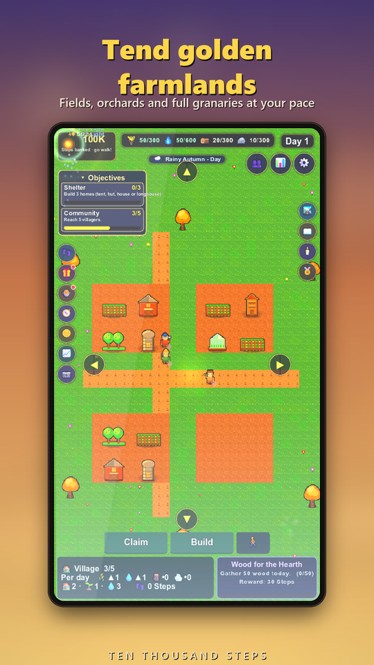 Ten Thousand Steps gameplay screenshot 3